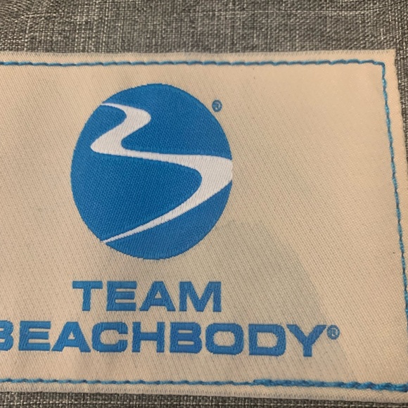 Team Beachbody Backpack Small water stain on front tag otherwise brand new - Picture 4 of 5